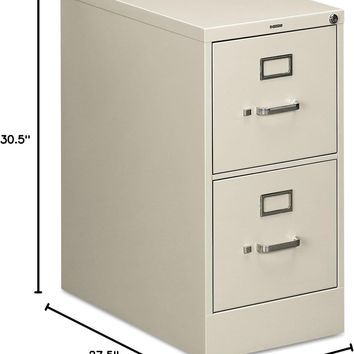 2 Drawer Hon File Cabinet Gy 424-995_1