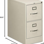 2 Drawer Hon File Cabinet Gy 424-995_1