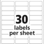 1X2.6 White Laser Labels 427-972_3