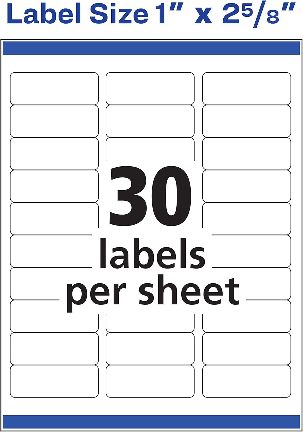 1X2.6 White Laser Labels 427-972_3