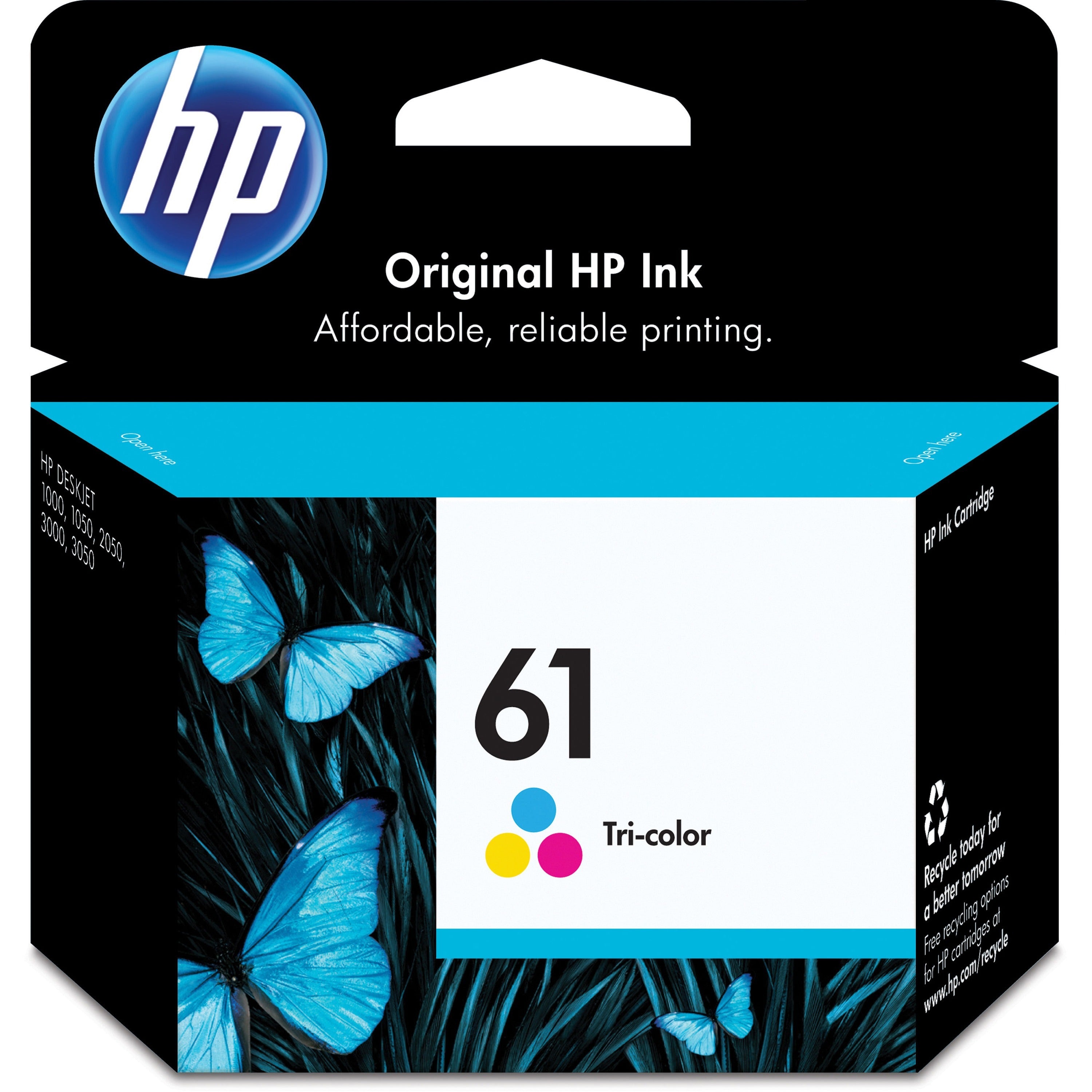 Hp 61 (Ch562Wn) - Cyan, Magenta, Yellow - 1 Each 436-657