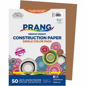 Lt. Br 9X12 Construction Paper 442-292