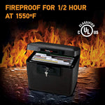 Sentrysafe Black Fireproof Document Box With Key Lock 446-847_1