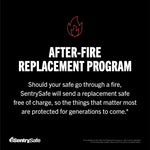 Sentrysafe Black Fireproof Document Box With Key Lock 446-847_5
