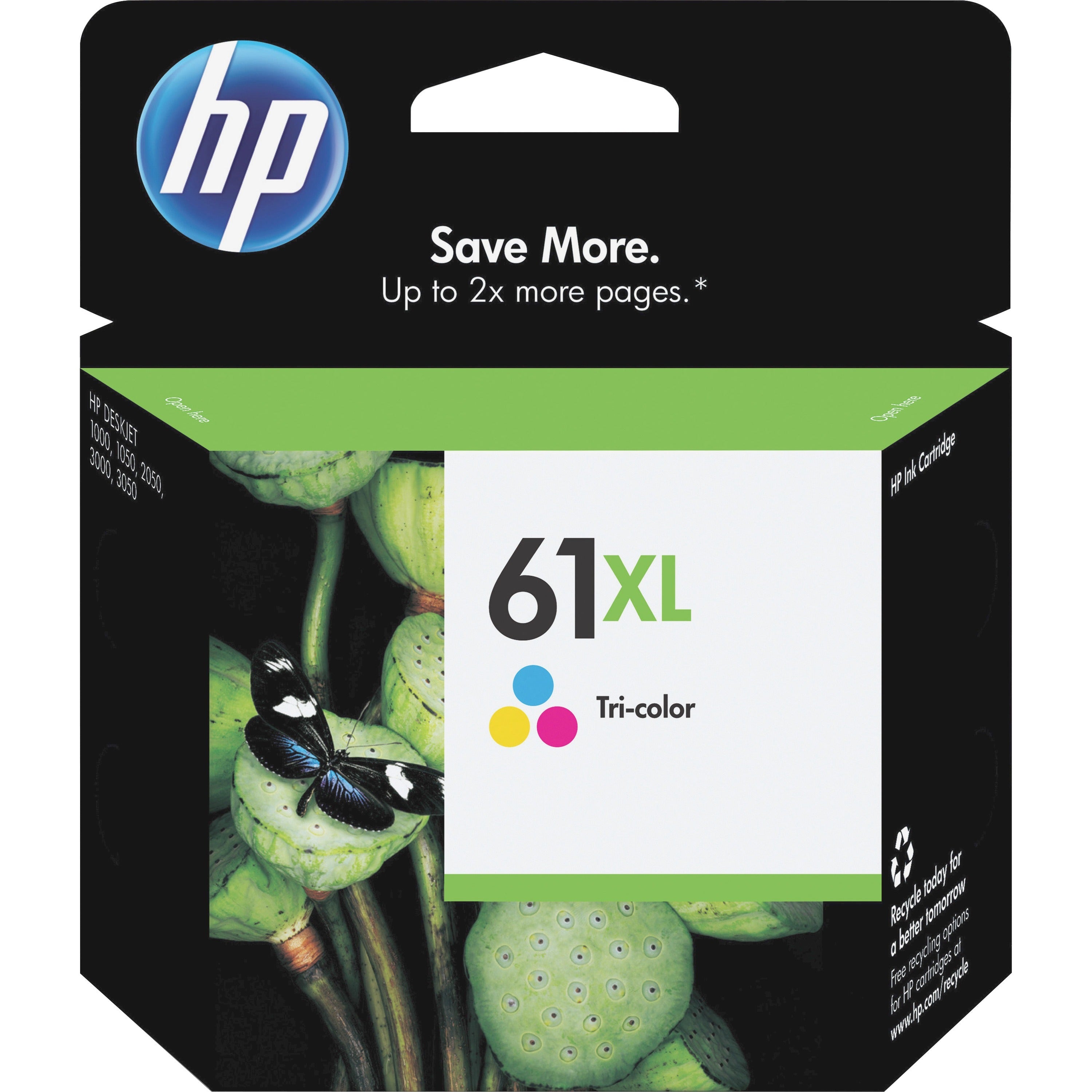 Hp 61Xl (Ch564Wn) Cyan, Magenta, Yellow - 1 Each 458-539