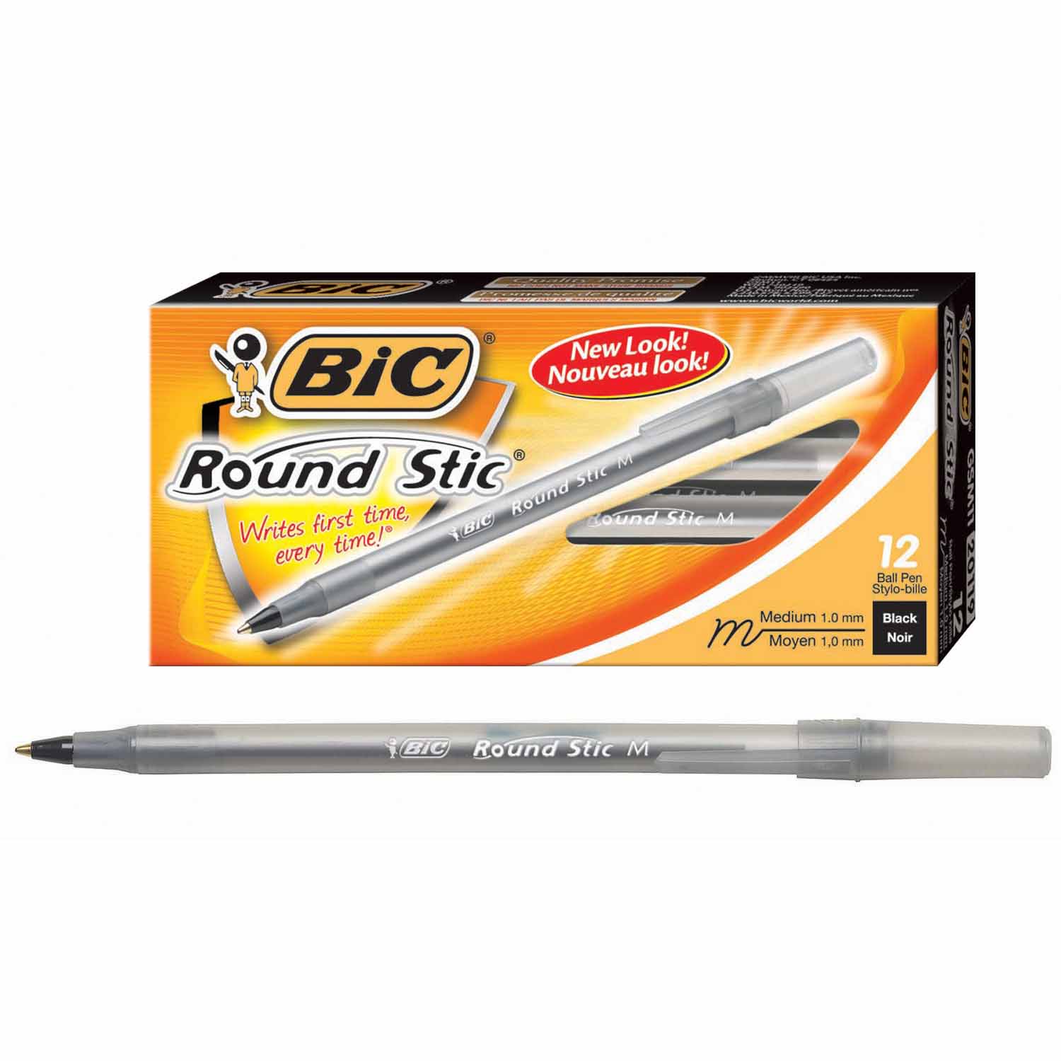 PEN,BALLPT,RDSTIC,MED,BK 462-834