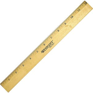 12" Wooden Ruler 463-875