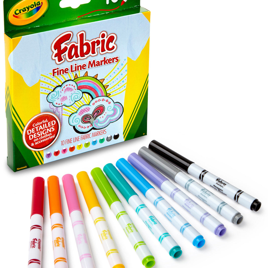 Fabric Markers Crayola 10/Pk 475-662_b9bcfec1-c27e-49a5-aed6-3ba544e7dbc3