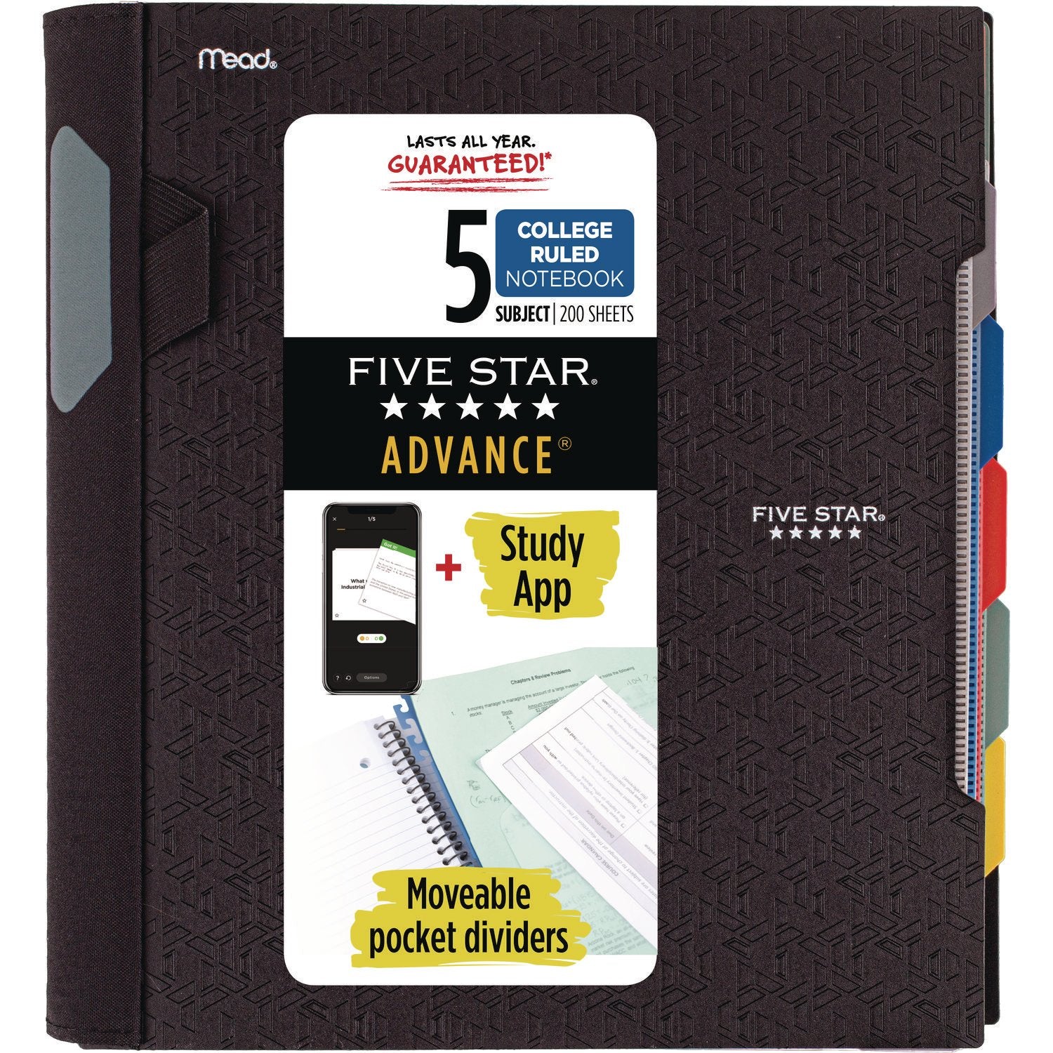 5 Subject Advanced Notebook 475-947