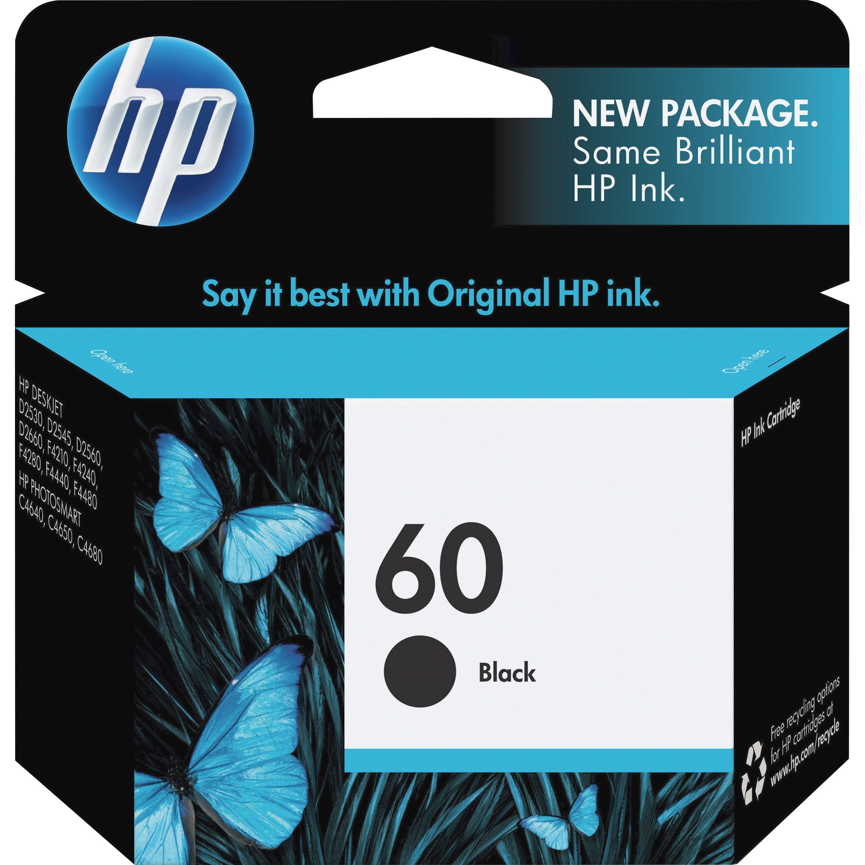 Hp 60 Black Inkjet Cartridge 477-493