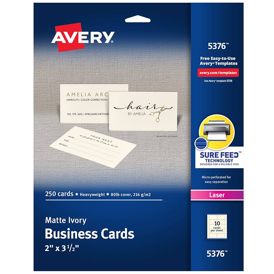 Ivory Business Cards 484-254