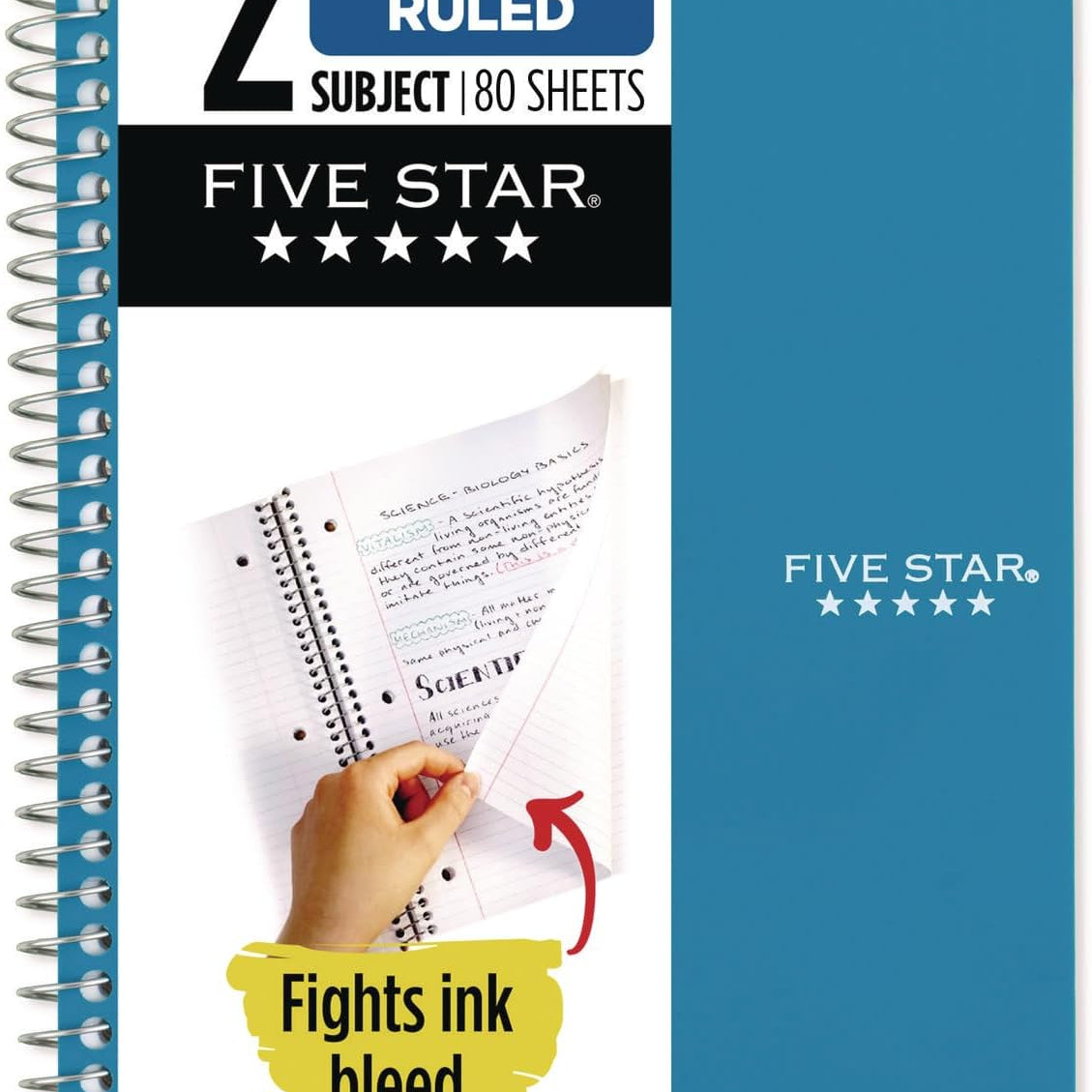 2 Subject Notebook 6X9.5 490-115