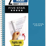 2 Subject Notebook 6X9.5 490-115