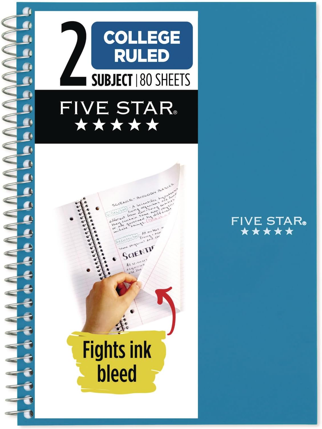 2 Subject Notebook 6X9.5 490-115