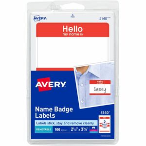 Hello Badges Red 502-658