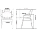 Chair Black Leather Side Chair - Kittitas County Orders Only 504-776_2
