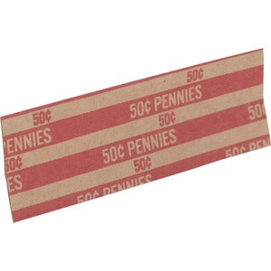 Coin Wrapper, 60 lb., Pennies - Box of 10 505-984