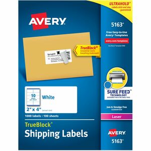 2X4 White Laser Labels 537-378