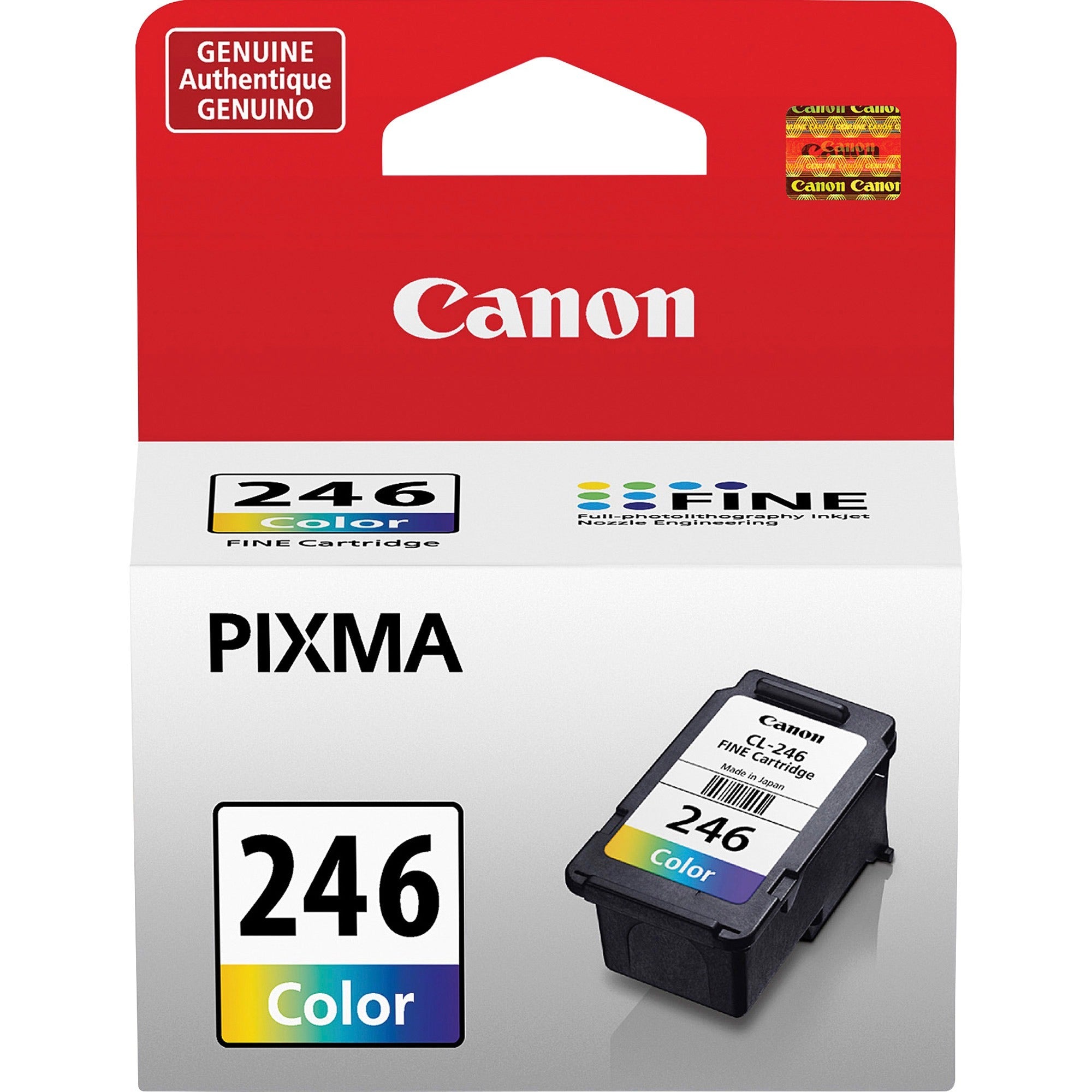 Canon Cl-246 Inkjet - Tri-Color - 1 Each 543-398