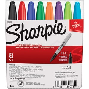 Sharpie Fine 8 Pack 552-178