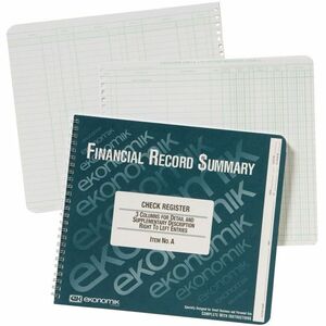 A Check Register 555-394