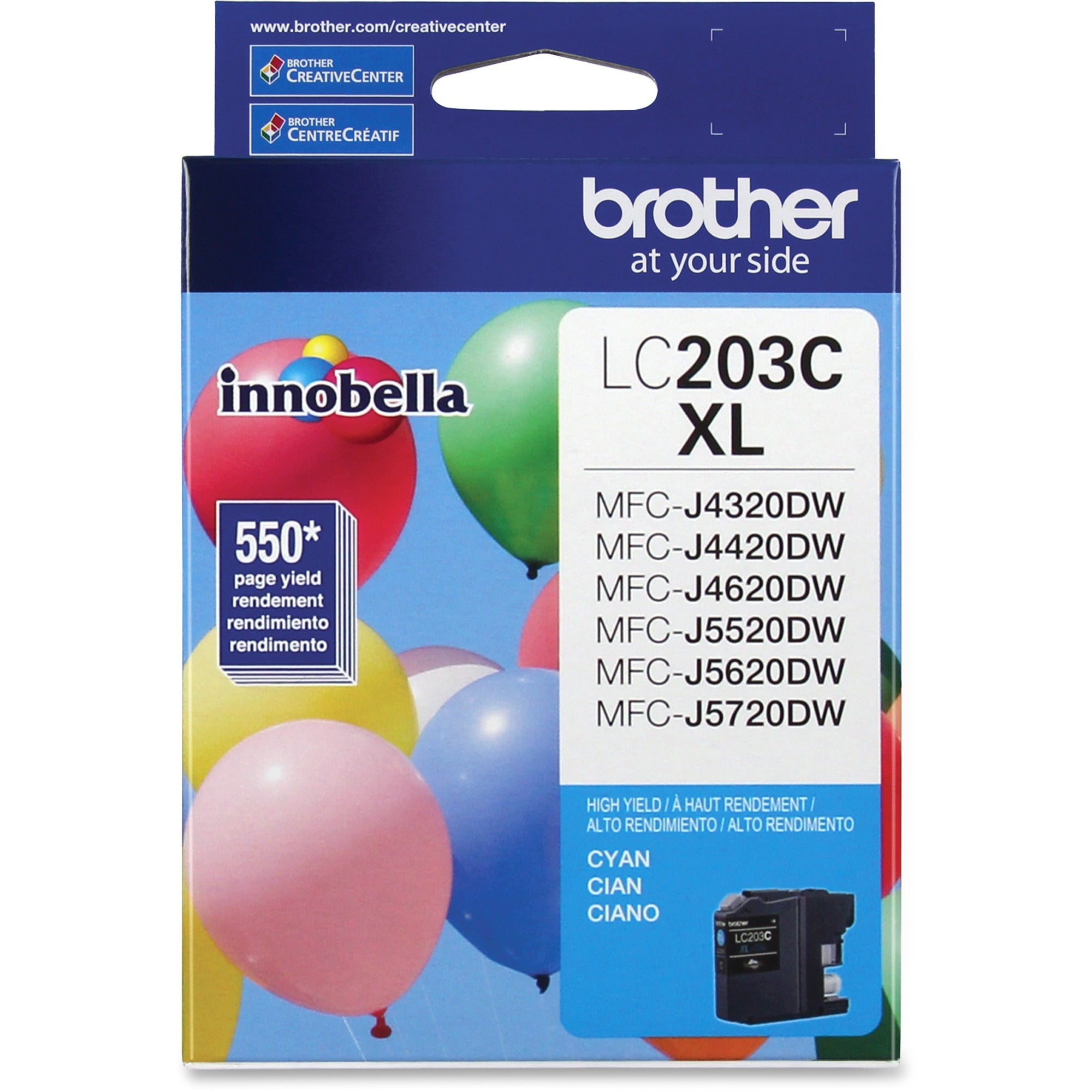 Brother Ink 203C Xl Cyan 566-285