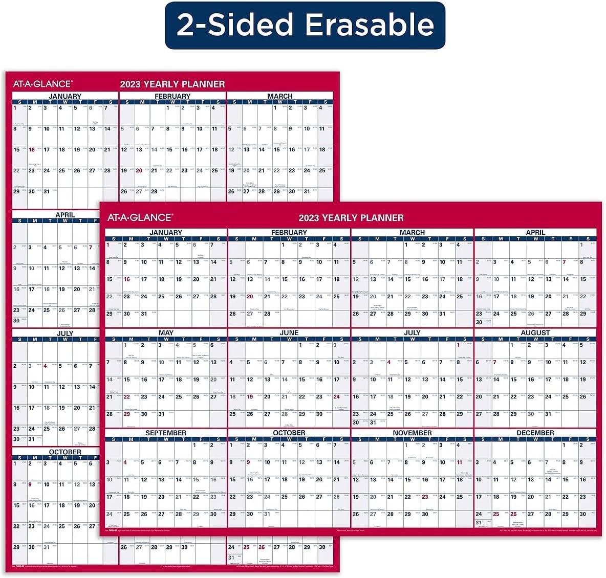 Erasable Wall Calendar 567-749