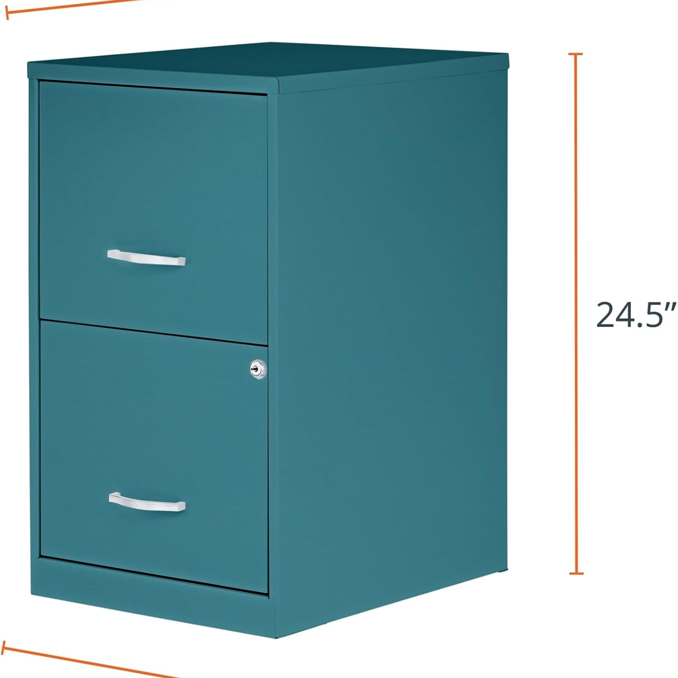 **2 Drawer File Cabinet Teal - Kittitas County Orders Only 574-560_1