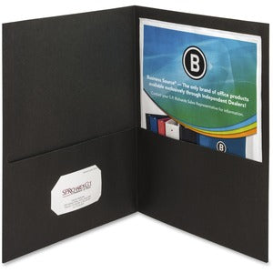 BLACK 2 POCKET FOLDERS 581-118