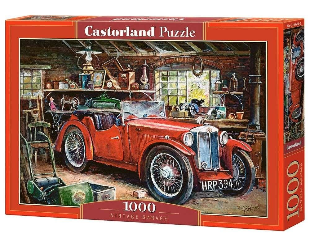 Vintage Garage 1000 Piece Jigsaw Puzzle - Castorland 20 5904438104574_ed9bad91-b8af-4c9f-a647-0fea3dcd7ba5