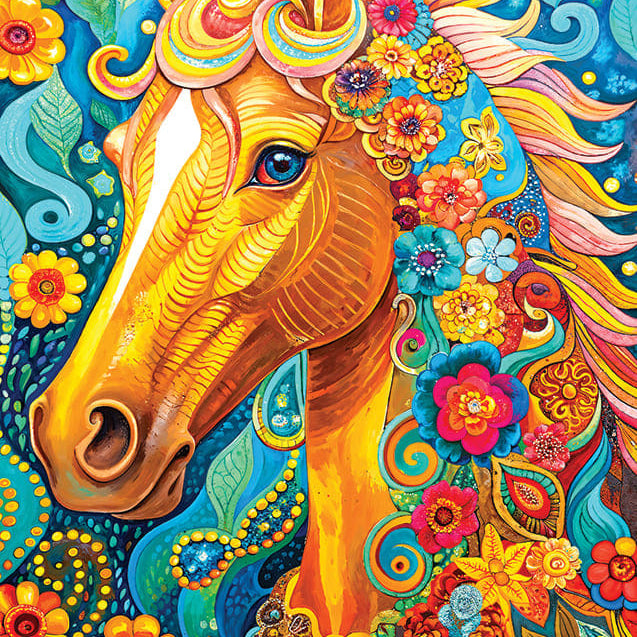 Blooming Mane 1000 Piece Jigsaw Puzzle - Enjoy 5949194022564