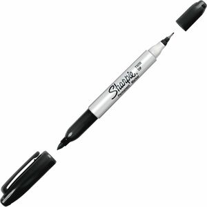 BLACK TWIN TIP SHARPIE 598-686