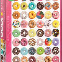 Donuts Tops 1000 Piece Puzzle 6000-0585_64a467c8-2614-44e2-b6cd-ffc3294a244d