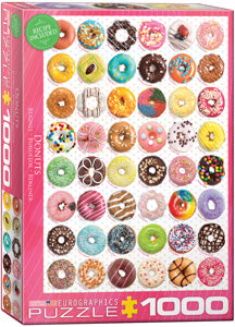 Donuts Tops 1000 Piece Puzzle 6000-0585_64a467c8-2614-44e2-b6cd-ffc3294a244d