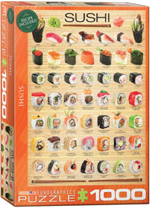 Sushi 1000 Pc Puzzle - Eurographics 6000-0597_133a52b7-e617-48dd-a3c3-439c859b4a90