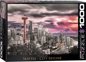 Seattle City Skyline 1000 Pc Puzzle - Eurographics 6000-0660_afcb3170-9422-4bff-a13b-1693096e0761