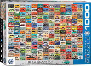 The Vw Groovy Bus 1000 Piece Puzzle 6000-0783_b20a5493-2090-440b-92b0-19f9cd33a3cf