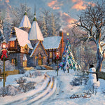 Eurographics Christmas Cottage 1000 Piece Jigsaw Puzzle - Davison. Dominic 6000-0790_1