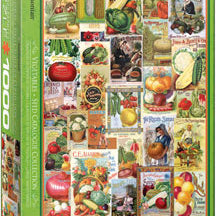 Eurographics Vegetables Seed Catalogue 1000 Piece Puzzle 6000-0817_2f471cd2-a739-43a3-9bd8-d0afb14ba761