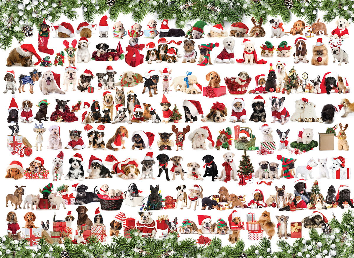Eurographics Holiday Dogs 1000 Piece Puzzle 6000-0939