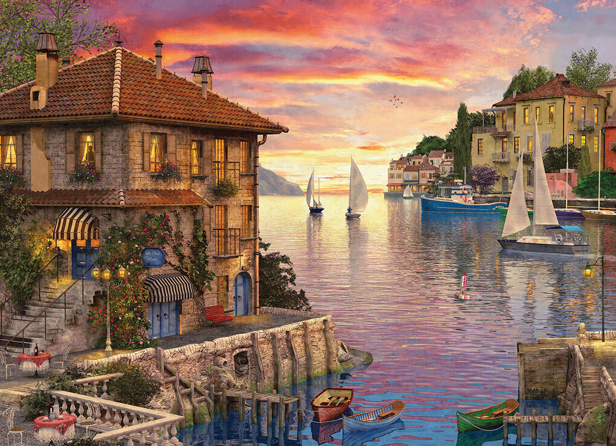 Mediterranean Harbor 1000 Piece Jigsaw Puzzle - Davison. Dominic 20 6000-0962