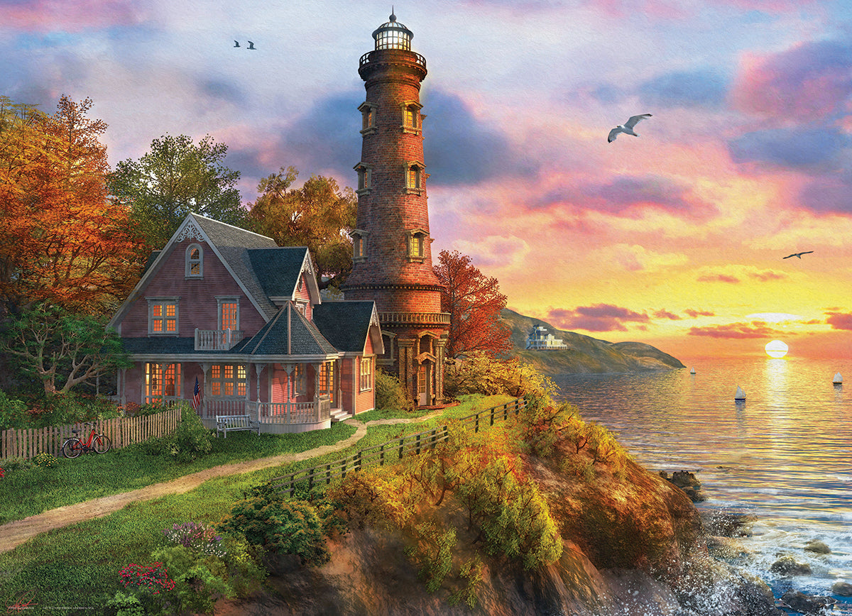 Eurographics The Old Lighthouse 1000 Piece Jigsaw Puzzle - Davison. Dominic 20 6000-0965