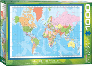 Modernd Map Of The World 1000 Pc Puzzle - Eurographics 6000-1271_405da60e-7949-42ac-9ea7-0be4c4c5507d