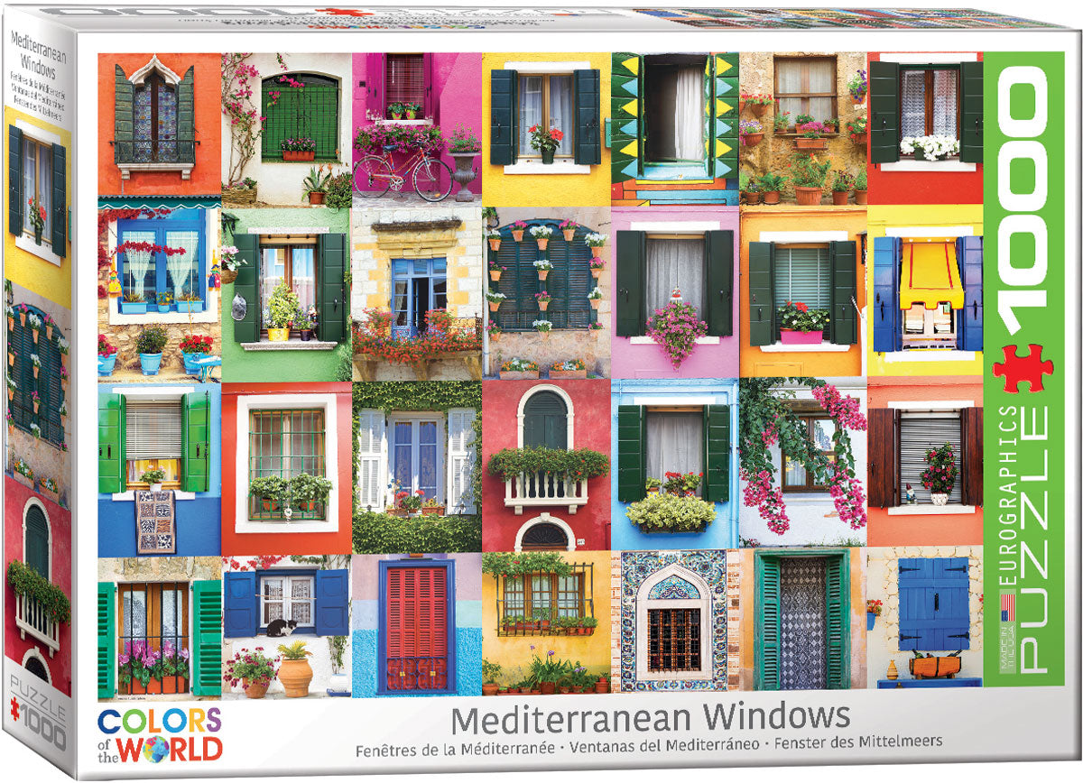 Mediterranean Windows 1000 Pc Puzzle - Eurographics 6000-5350_2721ecb9-4c06-48e6-8087-eab7e7c05454