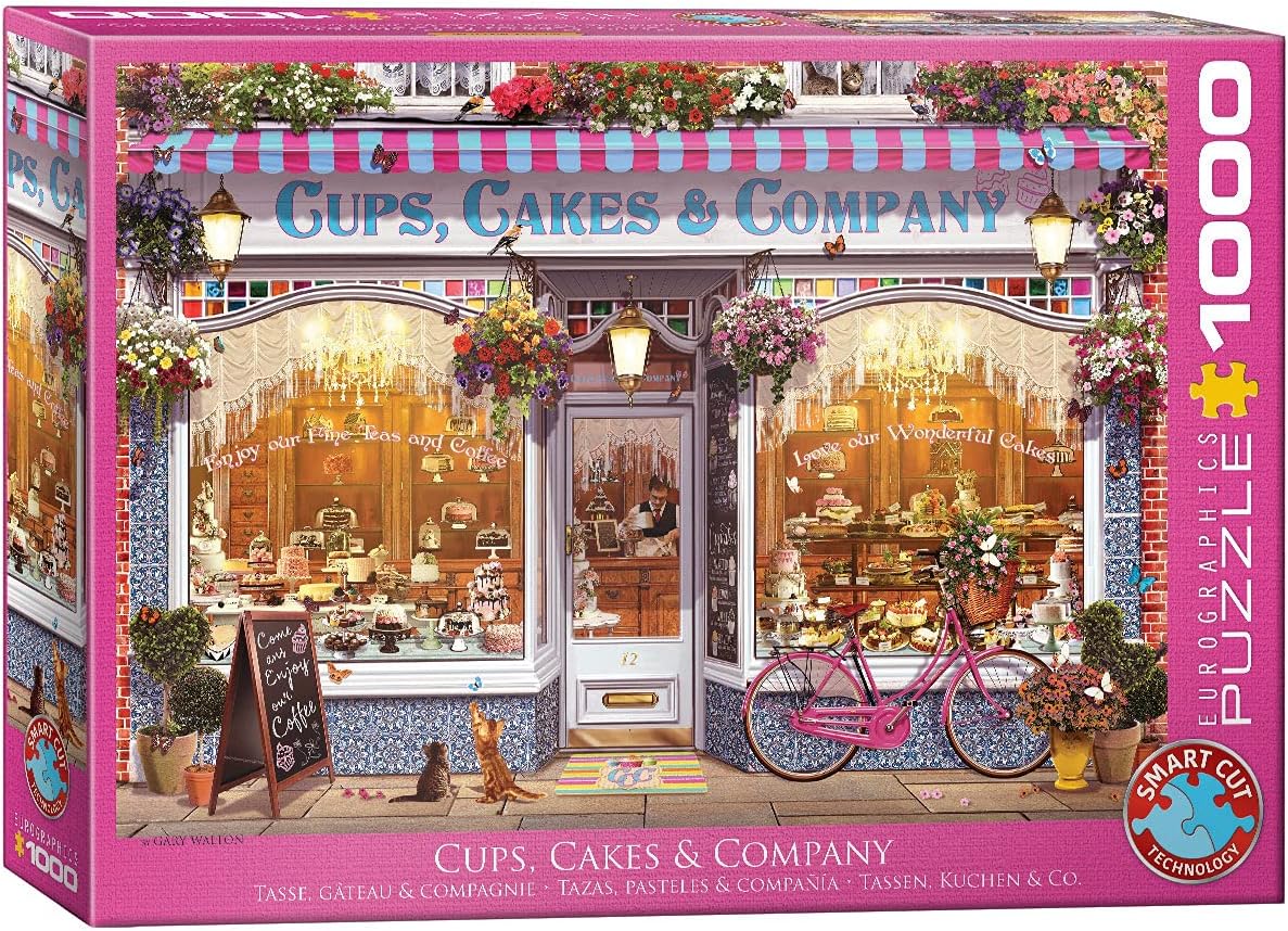 Eurographics Cups, Cakes & Company 1000 Piece Jigsaw Puzzle - Walton. Garry 6000-5520