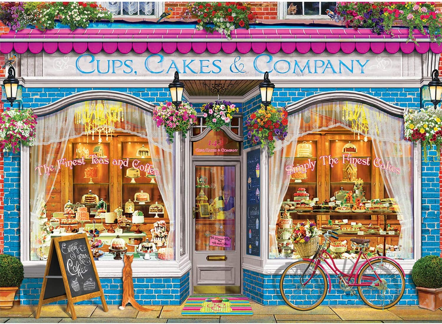 Eurographics Cups, Cakes & Company 1000 Piece Jigsaw Puzzle - Walton. Garry 6000-5520_1