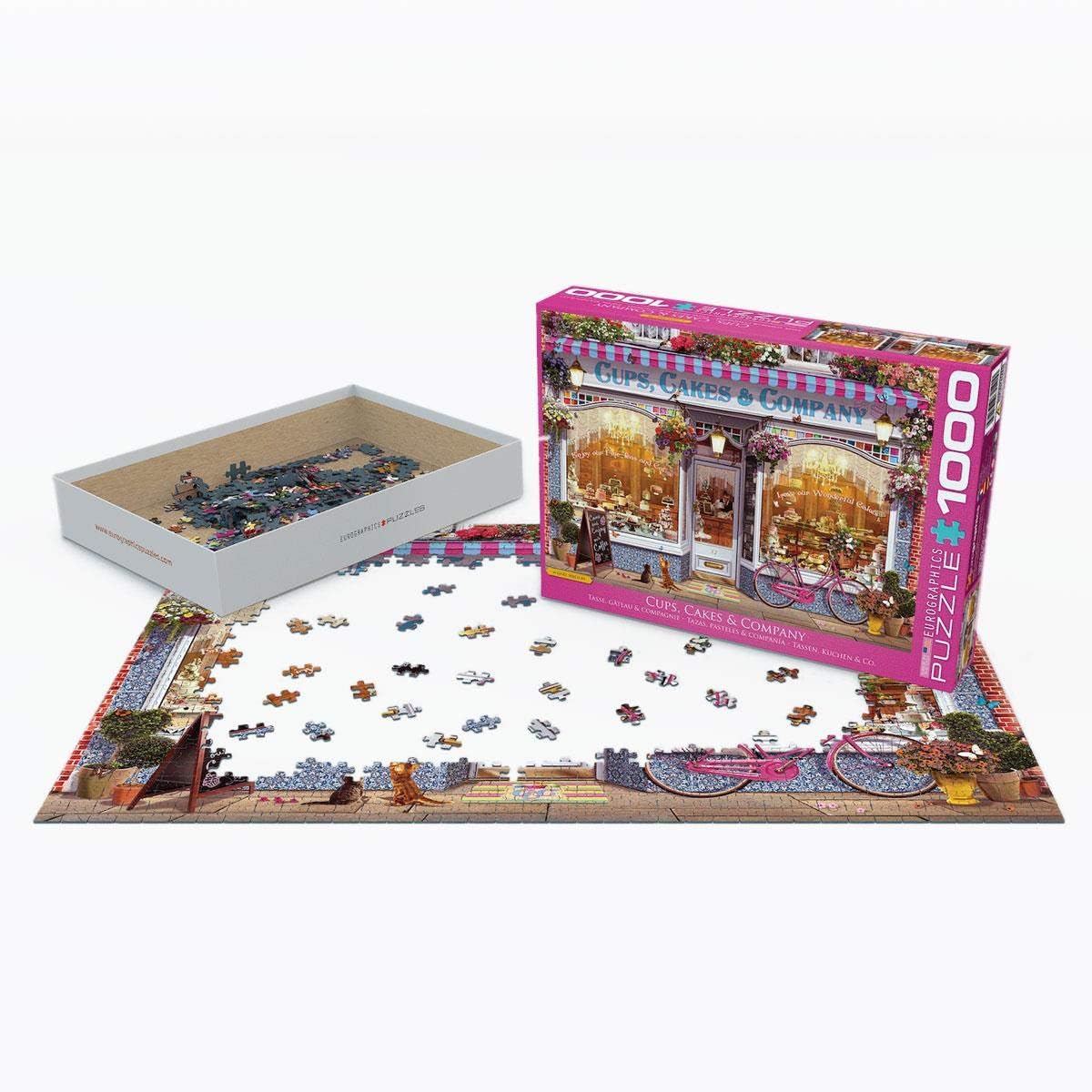 Eurographics Cups, Cakes & Company 1000 Piece Jigsaw Puzzle - Walton. Garry 6000-5520_2