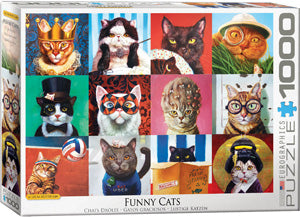 Funny Cats 1000 Pc Puzzle - Eurographics 6000-5522_fa8e66e6-980e-4291-8132-8ad51d3a8179