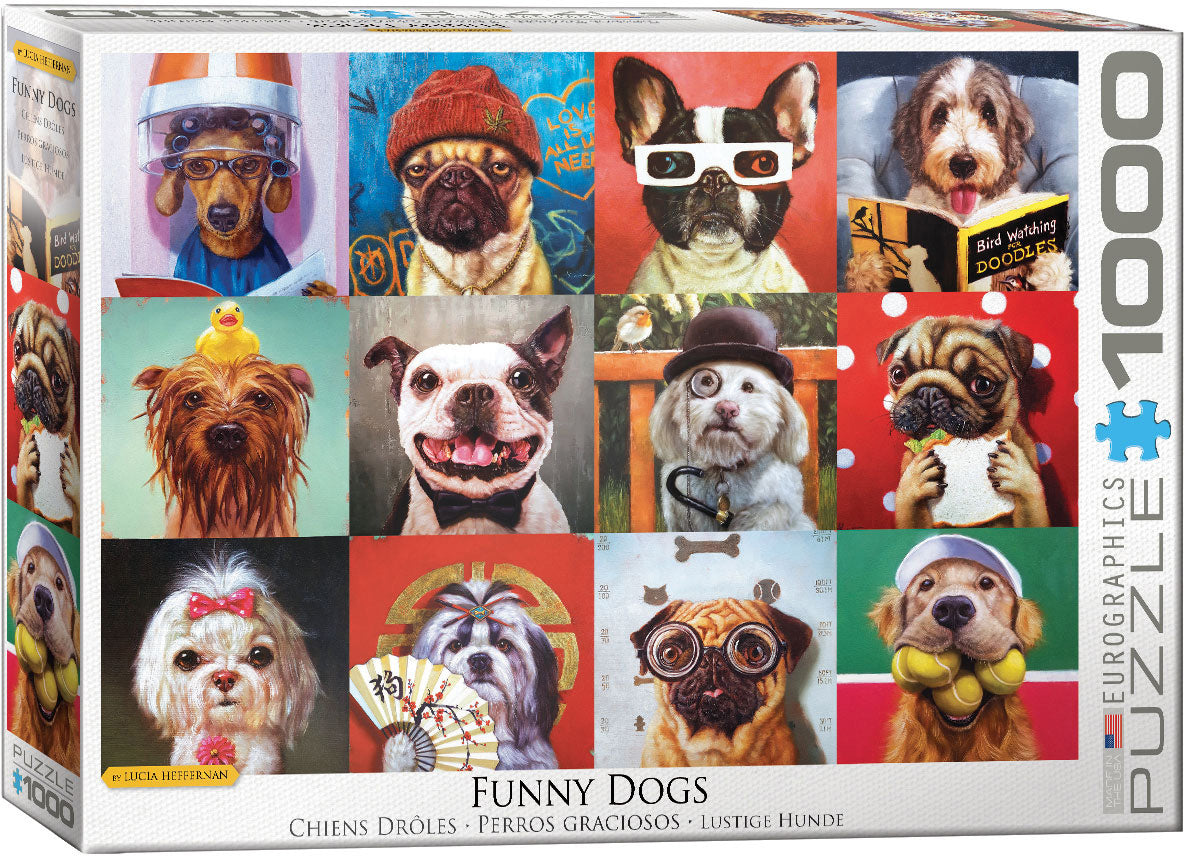 Funny Dogs 1000 Pc Puzzle - Eurographics 6000-5523_ae3ea7c1-fc74-43e8-a532-36d628d649e8
