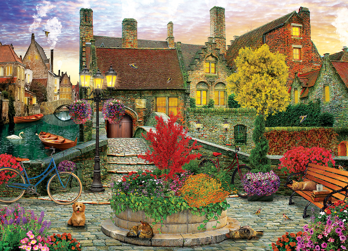 Eurographics Old Town Living 1000 Piece Jigsaw Puzzle - Mclean. David 6000-5531